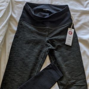 Manduka high line leggings in olive heather